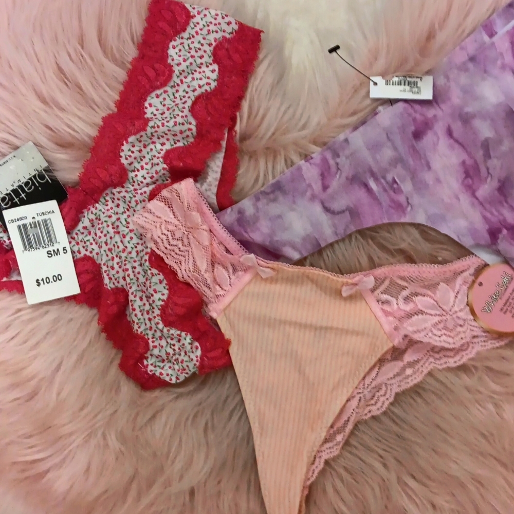 Brand New 3CT BUNDLE ASSORTED LADIES SEXY  PANTIES-S